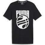 PUMA Posterize Basketballshirt Herren schwarz/weiß, L