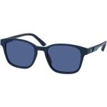 Blaue Puma Quadratische Kunststoffsonnenbrillen für Herren 
