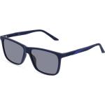 Blaue Puma Rechteckige Kunststoffsonnenbrillen für Herren 