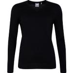Schwarze Puma Team V-Ausschnitt Kaschmir-Pullover aus Wolle für Damen Größe S 