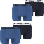 Blaue Casual Puma Basic Boxer-Briefs & Retropants aus Baumwolle für Herren Größe XL 4-teilig 