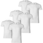 Weiße Puma Basic Rundhals-Ausschnitt T-Shirts aus Baumwolle für Herren Größe S 4-teilig 