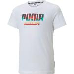 Weiße Puma Minecraft Printed Shirts für Kinder & Druck-Shirts für Kinder Größe 140 