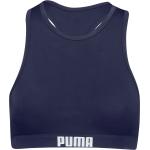 Blaue Puma Bikini-Tops aus Polyamid mit Racerback für Damen Größe S 