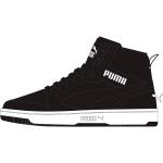 Reduzierte Schwarze Puma Winterized High Top Sneaker & Sneaker Boots ohne Verschluss stoßdämpfend für Kinder Größe 39 