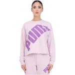 Reduzierte Pinke Elegante Puma Damensweatshirts Größe L für den für den Frühling 