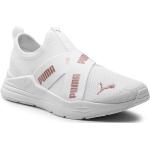 Weiße Puma Wired Run Slip-on Sneaker ohne Verschluss für Kinder Größe 38 