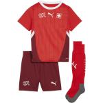 PUMA Schweiz 2024 Fußball Heimtrikot Minikit | Mit Aucun | Rot | Größe: 110 PUMA Red-Team Regal Red