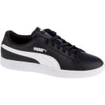 Schwarze Puma Smash Low Sneaker mit Schnürsenkel aus Leder für Herren Größe 44 