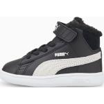 Reduzierte Schwarze Puma Smash High Top Sneaker & Sneaker Boots mit Schnürsenkel aus Leder für Kinder Größe 26 
