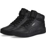 Schwarze Puma Carina High Top Sneaker & Sneaker Boots aus Leder für Damen Größe 40,5 
