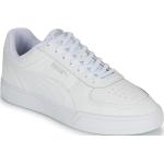 Reduzierte Weiße Puma Caven Low Sneaker aus Leder für Herren Größe 44,5 