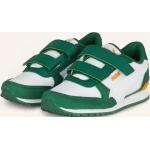 Grüne Puma Runner Low Sneaker mit Klettverschluss aus Textil für Herren 