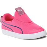 Rosa Puma Courtflex Slip-on Sneaker ohne Verschluss für Kinder Größe 31 