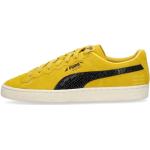 Gelbe Puma X Staple Low Sneaker aus Veloursleder für Herren Größe 41 