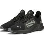 Schwarze Puma Softride Slip-on Sneaker ohne Verschluss für Herren Größe 44,5 