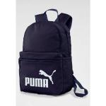 Marineblaue Sportliche Puma Tagesrucksäcke mit Reißverschluss aus Kunstfaser gepolstert für Herren 