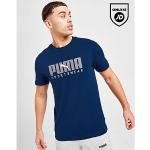 Blaue Oversize Puma T-Shirts aus Baumwolle für Herren Größe XXL für den für den Sommer 