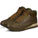Olivgrüne Puma Runner High Top Sneaker & Sneaker Boots aus Leder Leicht für Herren Größe 46 