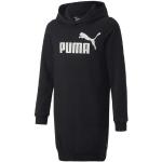 Schwarze Puma Essentials Kindersweatkleider für Mädchen Größe 110 für den für den Winter 