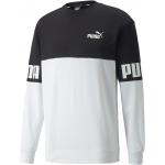 Schwarze Color Blocking Puma Rundhals-Ausschnitt Herrensweatshirts aus Baumwolle Größe XXL für den für den Herbst 