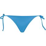 Blaue Bikinihosen zum Binden ohne Verschluss aus Nylon für Damen Größe XL 