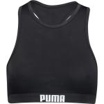 Schwarze Puma Racer Bikini-Tops mit Racerback für Damen 