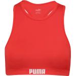 Rote Puma Racer Bikini-Tops mit Racerback für Damen 