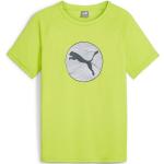 Reduzierte Sportliche Kurzärmelige Puma Active Rundhals-Ausschnitt Printed Shirts für Kinder & Druck-Shirts für Kinder aus Polyester für Jungen 