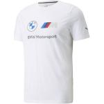 PUMA T-Shirt »BMW M Motorsport Essentials Herren-T-Shirt mit Logo Regular«, weiß, White