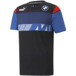 Schwarze Kurzärmelige Puma BMW BMW Merchandise T-Shirts aus Baumwolle für Herren Größe XS 