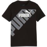 Reduzierte Schwarze Sportliche Kurzärmelige Puma Rundhals-Ausschnitt Printed Shirts für Kinder & Druck-Shirts für Kinder aus Jersey für Jungen 