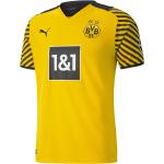 Reduzierte Gelbe Puma BVB T-Shirts aus Jersey für Damen Größe L 