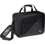 Schwarze Puma Team Messenger Bags & Kuriertaschen mit Klettverschluss aus PU mit Schulterpolster 