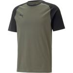 Grüne Gestreifte Sportliche Puma Casuals T-Shirts für Herren Größe XL 