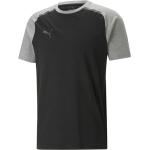Schwarze Kurzärmelige Puma Casuals T-Shirts maschinenwaschbar für Herren Größe XXL 