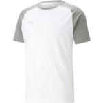 Weiße Gestreifte Sportliche Puma Casuals T-Shirts für Herren Größe XL 
