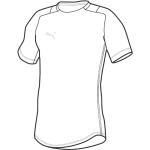 Weiße Puma Casuals T-Shirts für Herren Größe M 
