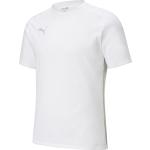 Weiße Puma Casuals T-Shirts für Herren Größe XL 