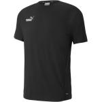 Schwarze Puma Casuals T-Shirts enganliegend für Herren Größe L 