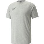 Graue Puma Casuals T-Shirts für Herren Größe XXL 