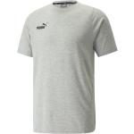 Graue Casual Puma Casuals T-Shirts für Herren Größe M 