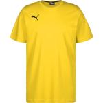 Gelbe Puma teamGOAL T-Shirts für Herren Größe S 