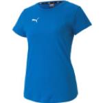 Blaue Puma teamGOAL T-Shirts für Damen Größe L 