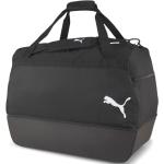 Schwarze Puma teamGOAL Damensporttaschen mit Reißverschluss aus Kunstfaser 
