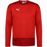 Reduzierte Rote Sportliche Puma teamGOAL Herrensweatshirts Übergrößen 
