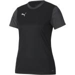 Schwarze Puma teamGOAL T-Shirts aus Polyester für Damen Größe XS 