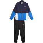 PUMA® Trainingsanzug "Woven", Stehkragen, Logo-Print, für Herren, blau, L