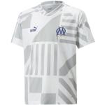 PUMA Trainingsshirt »Olympique de Marseille Fußball Prematch Trikot Jugend Regular«, weiß