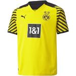 PUMA Unisex Borussia Dortmund, Saison 2021/22, Home Trikot, Cyber Yellow-Puma Black, 176 EU